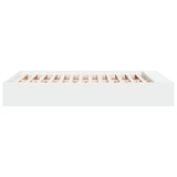 Bed Frame without Mattress White 135x190 cm - 45-Degree Angle