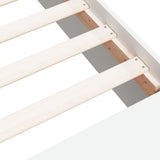 Bed Frame without Mattress White 135x190 cm - Low Angle
