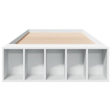 Bed Frame without Mattress White 90x190 cm - Top-Down View