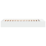 Bed Frame without Mattress White 90x190 cm - 45-Degree Angle