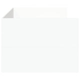 Daybed with Drawers without Mattress White 90x190 cm - 45-Degree Angle