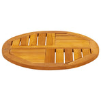 Table Top ?0x2 cm Round Solid Wood Acacia