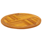 Table Top ?0x2 cm Round Solid Wood Acacia