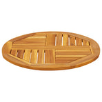 Table Top ?0x2 cm Round Solid Wood Acacia