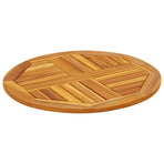 Table Top ?0x2 cm Round Solid Wood Acacia