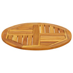 Table Top ?0x2 cm Round Solid Wood Acacia