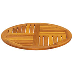 Table Top ?0x2 cm Round Solid Wood Acacia