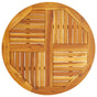 Table Top ?0x2.2 cm Round Solid Wood Acacia