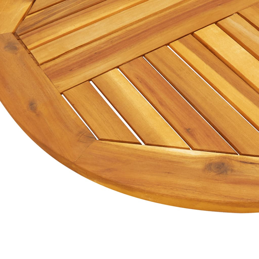 Table Top ?0x2.2 cm Round Solid Wood Acacia