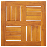 Table Top 40x40x2 cm Square Solid Wood Acacia - Front View