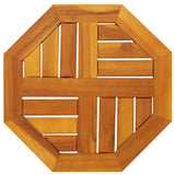 Table Top 40x40x2 cm Octagonal Solid Wood Acacia