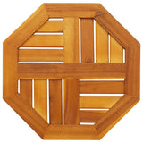 Table Top 40x40x2 cm Octagonal Solid Wood Acacia - Rear View