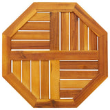 Table Top 50x50x2 cm Octagonal Solid Wood Acacia