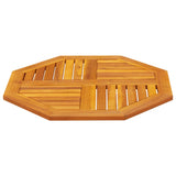 Table Top 70x70x2 cm Octagonal Solid Wood Acacia - 45-Degree Angle