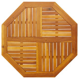 Table Top 90x90x2.2 cm Octagonal Solid Wood Acacia