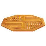Table Top 90x90x2.2 cm Octagonal Solid Wood Acacia - 45-Degree Angle
