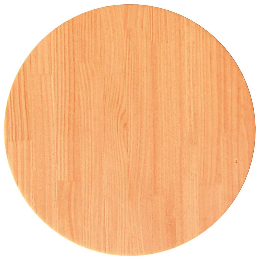 Table Top Round Wax Brown ?0x2.5 cm Solid Wood Pine