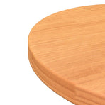 Table Top Round Wax Brown ?0x2.5 cm Solid Wood Pine