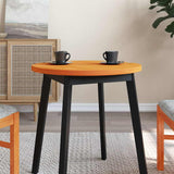 Table Top Round Wax Brown ?0x2.5 cm Solid Wood Pine