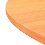 Table Top Round Wax Brown ?0x2.5 cm Solid Wood Pine