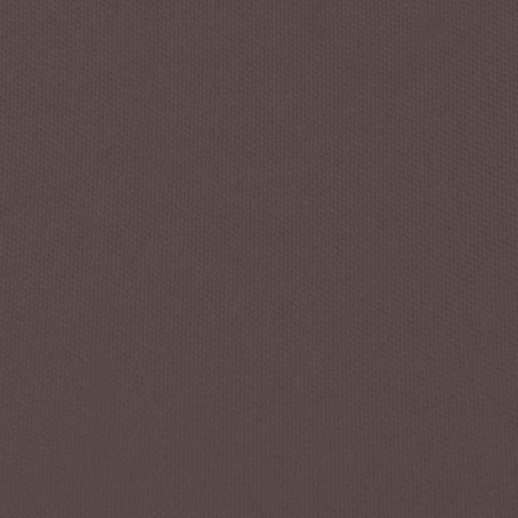 Garden Swing Bench with Canopy Coffee Brown Steel