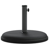Parasol Base for Ø32/35/38 mm Poles 15 kg Round - 45-Degree Angle