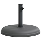 Parasol Base for Ø32/35/38 mm Poles 15 kg Round - Front View