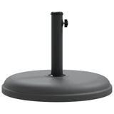 Parasol Base for Ø32/35/38 mm Poles 15 kg Round - 45-Degree Angle
