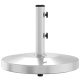 Parasol Base for Ø32/38/48 mm Poles 25 kg Round - 45-Degree Angle