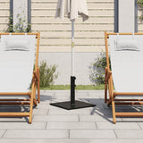 Parasol Base for Ø32/38/48 mm Poles 17 kg Square - Side View