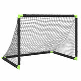 Kids' Football Goal Foldable Black 90x64x64 cm - Top-Down View