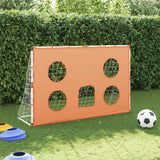 Kids' Football Goal with Targeting Mat and Ball 182x62x118 cm - Side View