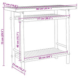 Console Table 90x37x75 cm Bamboo