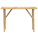 Console Table 115x39x75 cm Bamboo - Side View