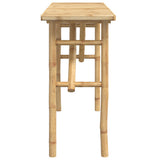 Console Table 115x39x75 cm Bamboo - Top-Down View