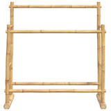 Clothes Rack 100x30x100 cm Bamboo - Side View