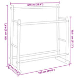 Clothes Rack 100x30x100 cm Bamboo