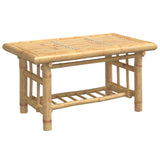 Coffee Table 70x45x36 cm Bamboo - Front View