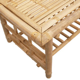 Coffee Table 70x45x36 cm Bamboo - Rear View