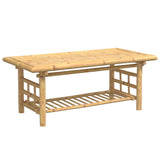 Coffee Table 110x55x45 cm Bamboo - 45-Degree Angle