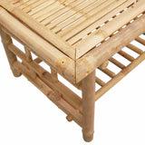 Coffee Table 110x55x45 cm Bamboo - Rear View