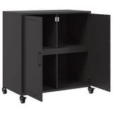 Sideboard Black 68x39x72 cm Steel - Extra Image