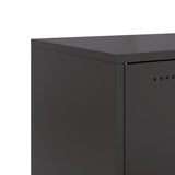 Sideboard Black 68x39x72 cm Steel - Extra Image