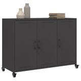 Sideboard Black 100.5x39x72 cm Steel - Top-Down View