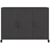Sideboard Black 100.5x39x72 cm Steel
