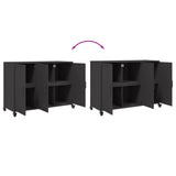 Sideboard Black 100.5x39x72 cm Steel