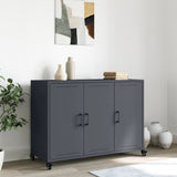 Sideboard Anthracite 100.5x39x72 cm Steel - Side View