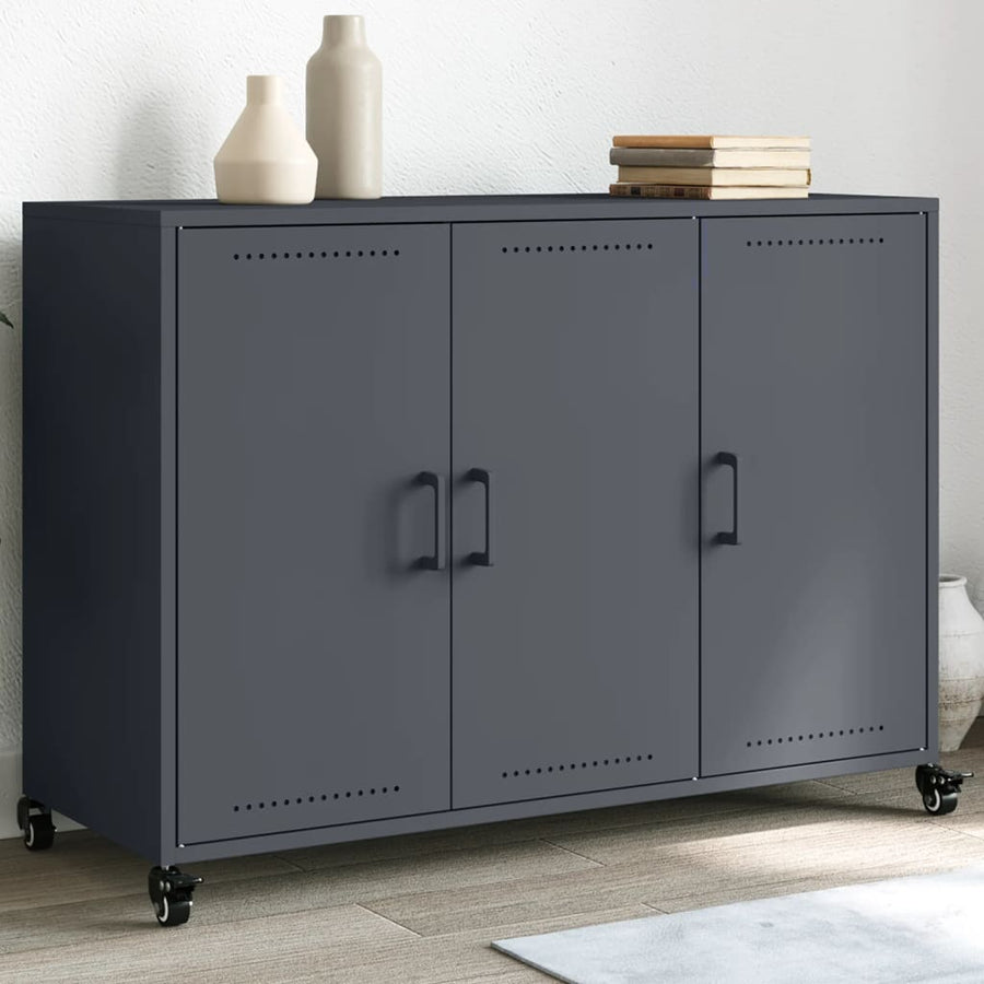 Sideboard Anthracite 100.5x39x72 cm Steel