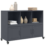 Sideboard Anthracite 100.5x39x72 cm Steel - Top-Down View