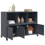 Sideboard Anthracite 100.5x39x72 cm Steel - 45-Degree Angle